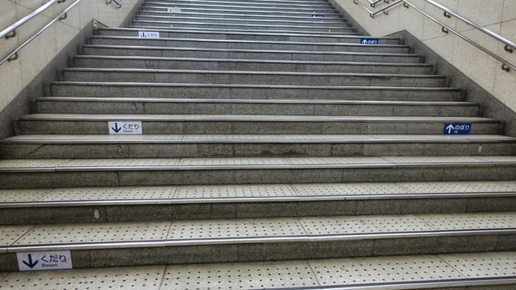 Dans le métro : sens de la marche pour fluidifier le flux de passager