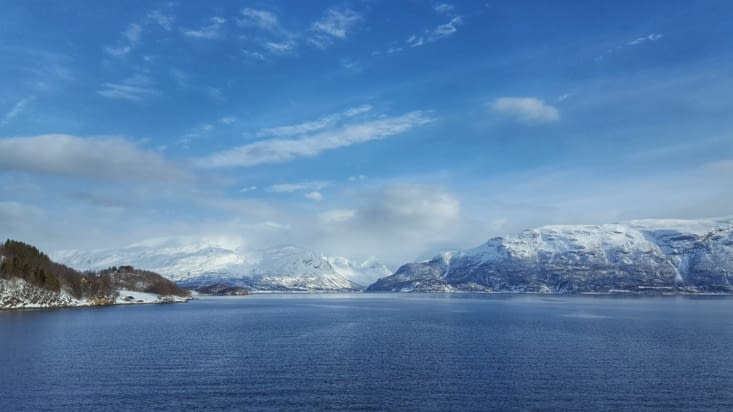 Traversée du fjord en ferry