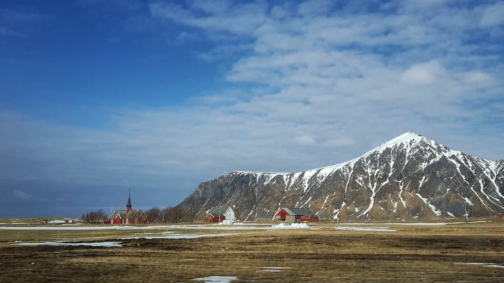 Les maisons rouges norvégiennes