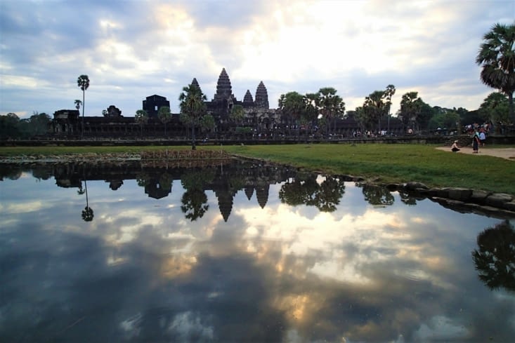 Levés 5h du mat pour aller voir le lever de soleil sur Angkor Wat ! Sublime ?