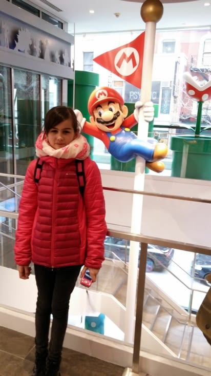 On continue avec le NY choix des enfants, boutique Nintendo.