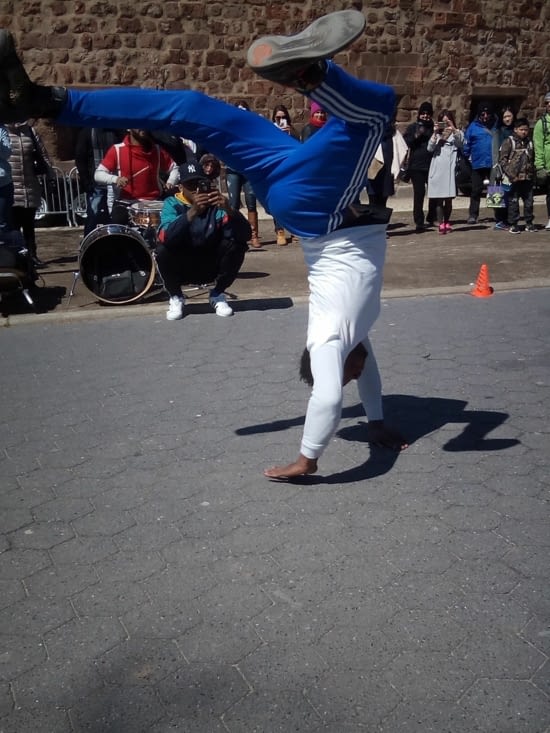 Les street dancers du Battery park