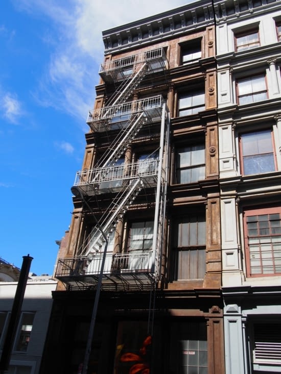 Les immeubles en fonte rouillée de Soho