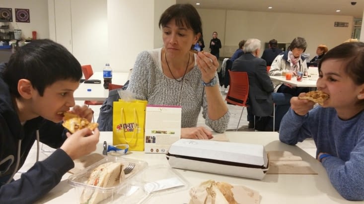 Pause repas cafétéria de l'ONU