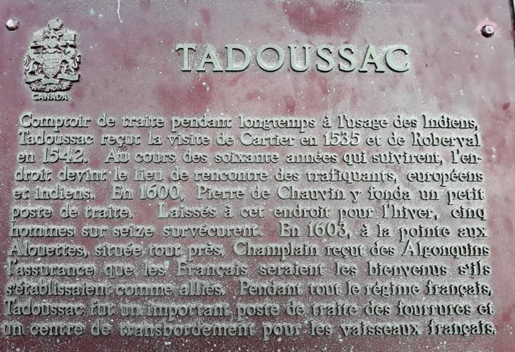 Historique Tadoussac