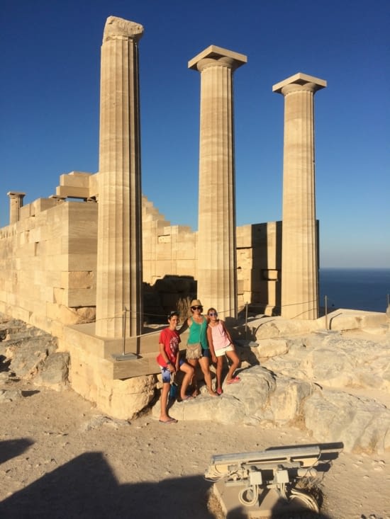 Une partie de l’acropole