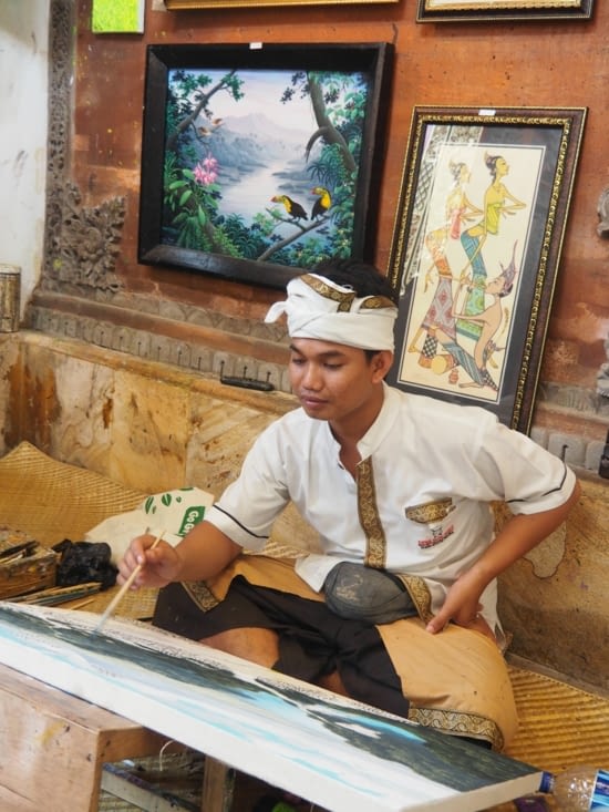 Un peintre à Bali