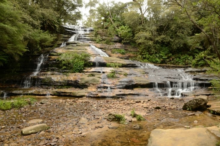 La partie haute des chutes de Katoomba