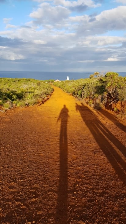 En redescendant du phare