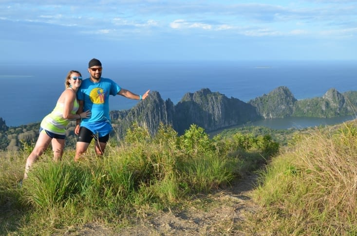 En appui sur les roches de Lindéralique