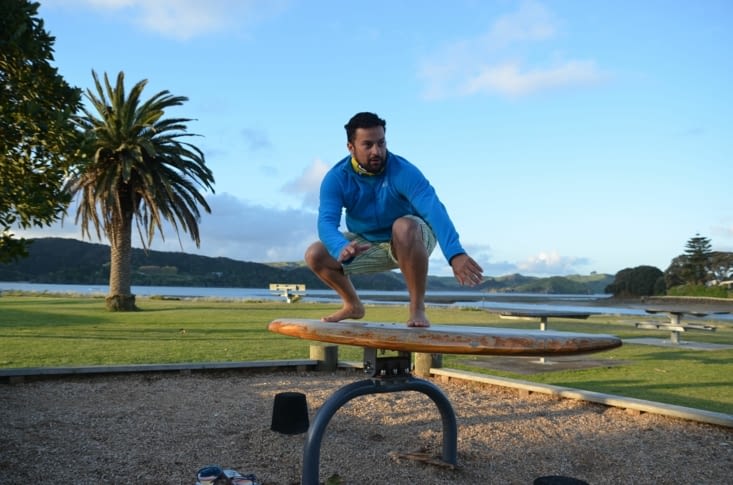 Math travaille son take-off