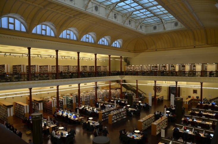La grande bibliothèque de Melbourne