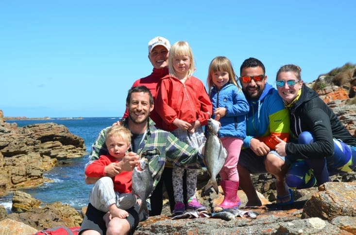 Perfect family + perfect fishing = perfect day ?
