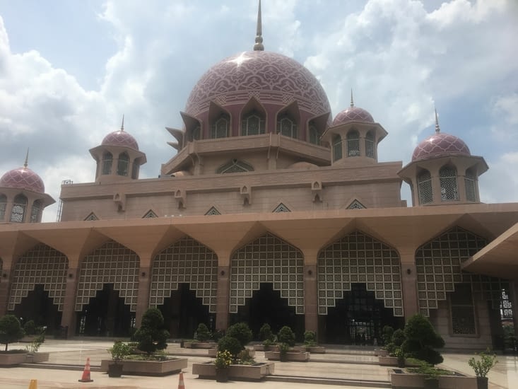 La mosquée de Putrajaya à Kuala Lumpur