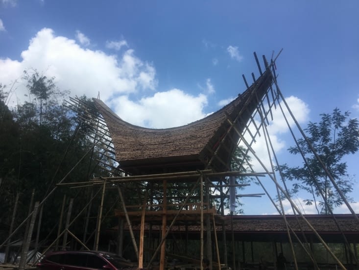 Les ossatures des maisons typiques sont toujours en Bambou