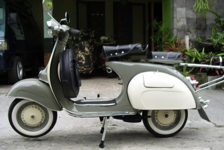 Les scooters restaurés à Bali … magnifique de travail