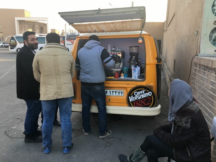 Kashan en Iran : Original comme Coffee Shop !!!