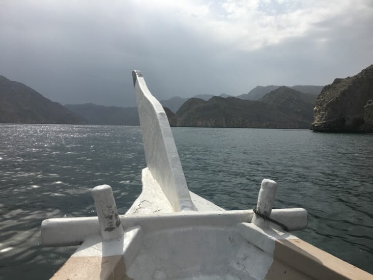 Sortie en bateau au milieu des Fjords en espérant la chance ?