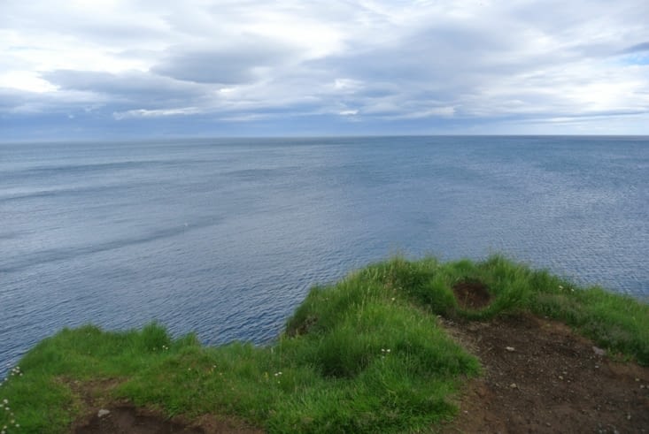 L'océan depuis Arnarstapi.