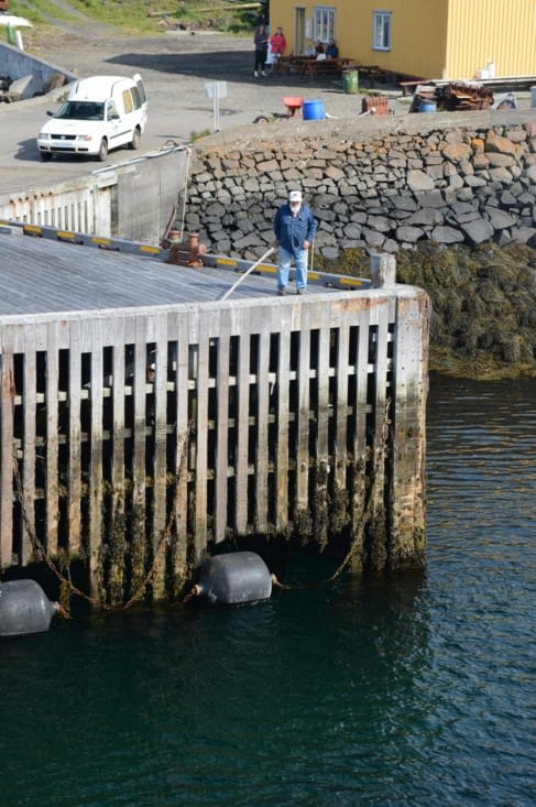 Petit arrêt sur l'île de Flatey : 2 km de long, 1 km de large, et pourtant la plus importante de la baie de Breiðafjörður !