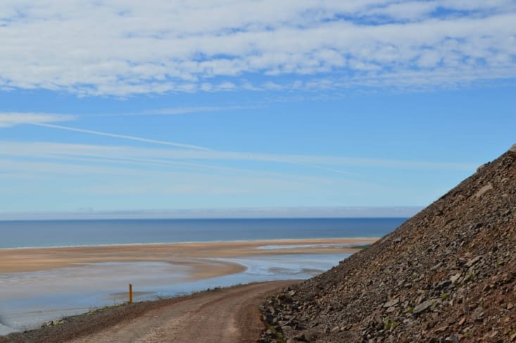 A priori il faisait presque trop beau pour vraiment apprécier la couleur orange du sable ! Bah zut alors !