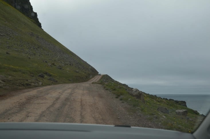Nous croisons beaucoup de 4x4, mais la piste est très praticable même avec notre petite citadine !