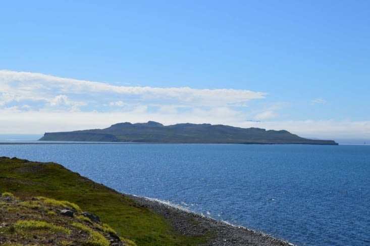 Le Skagafjorðür offre de belles îles et presqu'îles !