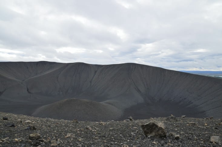 Le centre du cratère ! (3km500 de circonférence quand même...)