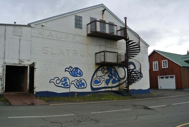 Un mur était trop blanc sur les quais ! Au moins chaque visiteurs repart du port en ayant vu des cétacés !