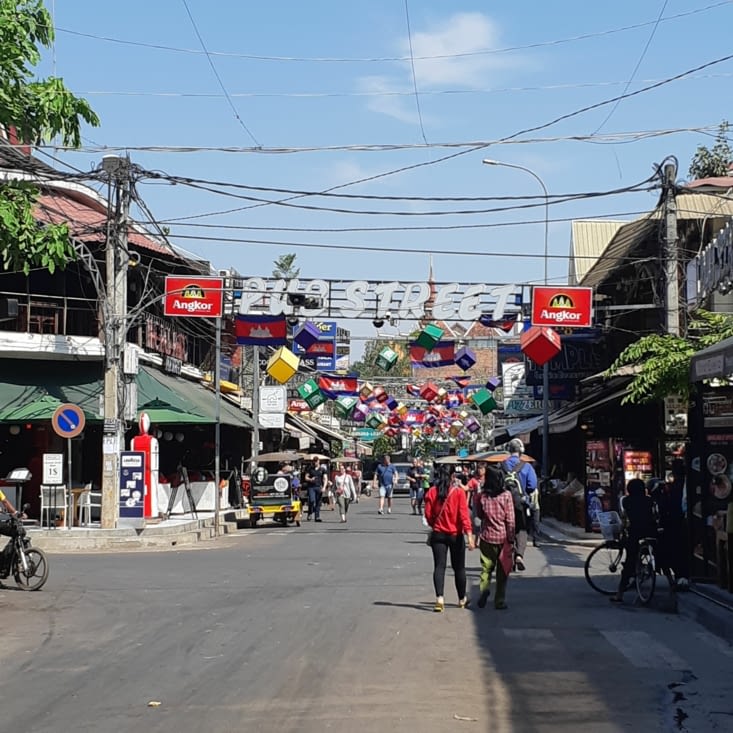 Centre ville de siem reap