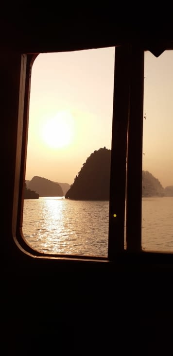 Lever du soleil depuis notre chambre ?