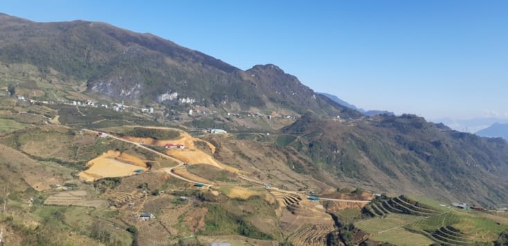 Les rizières en escalier