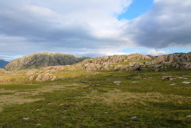Moins d'eau mais un beau relief!