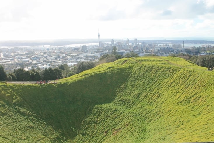Auckland vue du Mont Eden