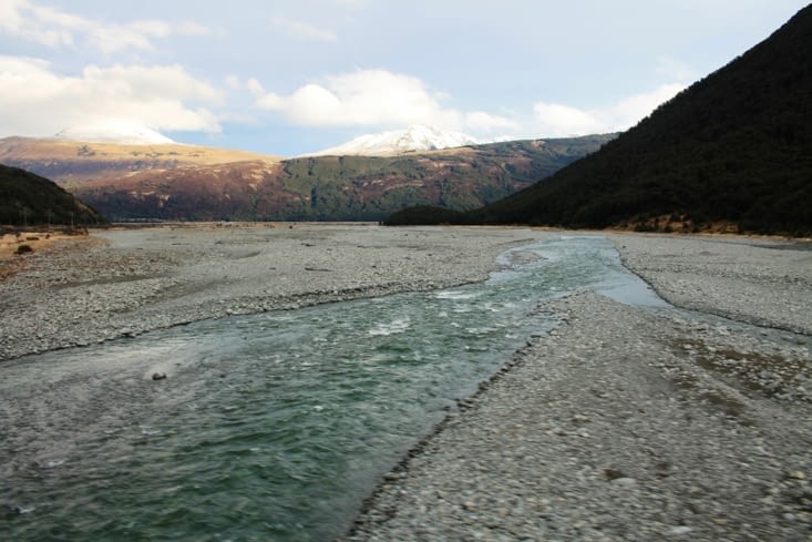 On ne le voit pas vraiment mais l'eau a une très belle couleur.