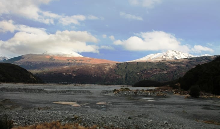 On voit de magnifiques paysages tout au long du trajet.