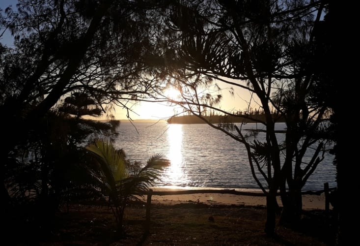 Lever de soleil au camping