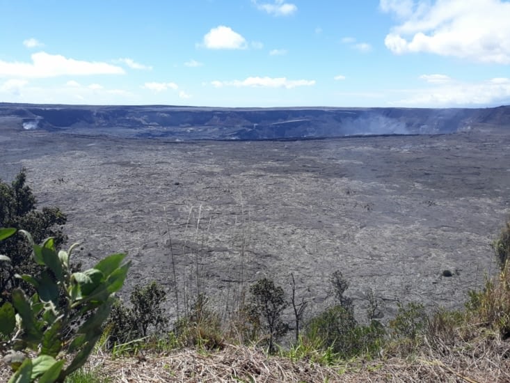 Le cratère du Volcan Kilauea