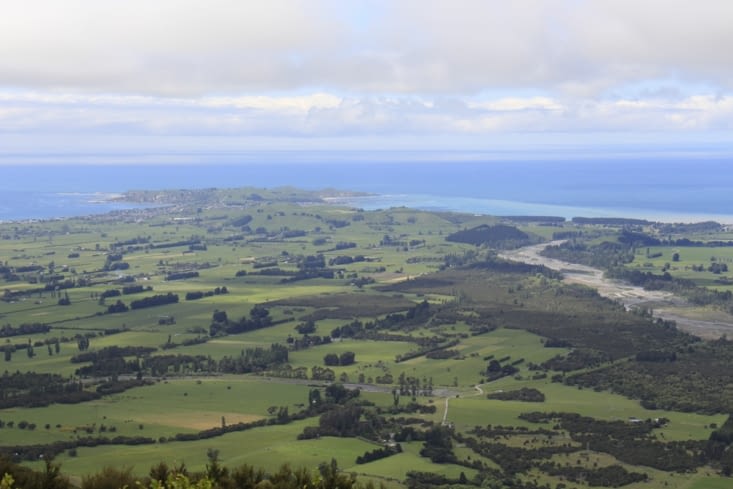 Première prise de hauteur dans l'île du Sud.