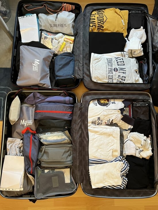 Les valises sont prêtes