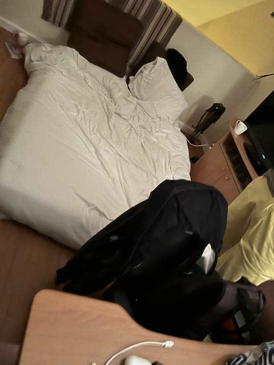 Nous avons dormi tout en haut