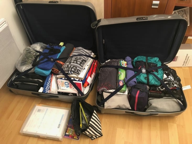 Les valises sont prêtes