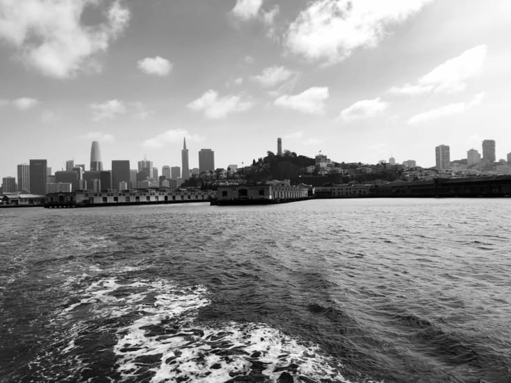 Traversée en bateau vers Alcatraz