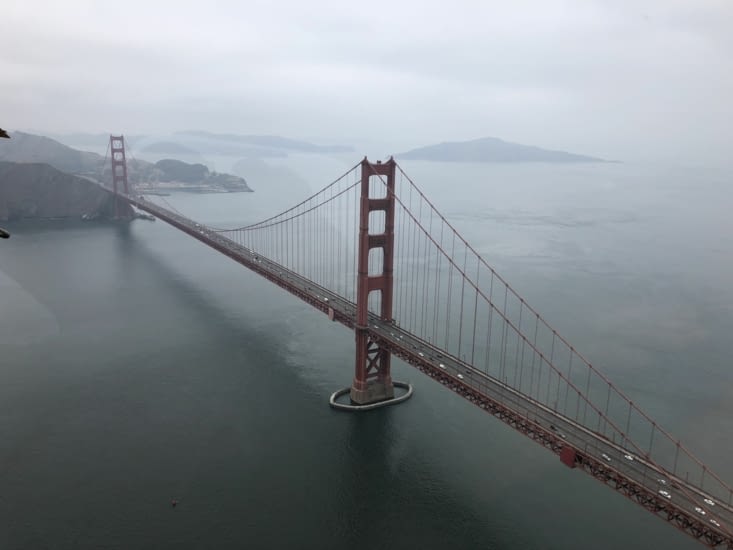 Vol au-dessus du Golden Gate
