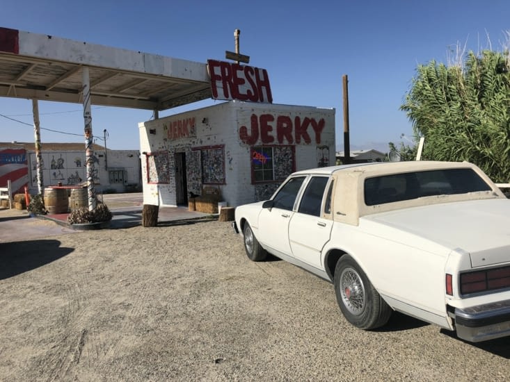 Arrêt pour acheter du beef jerky