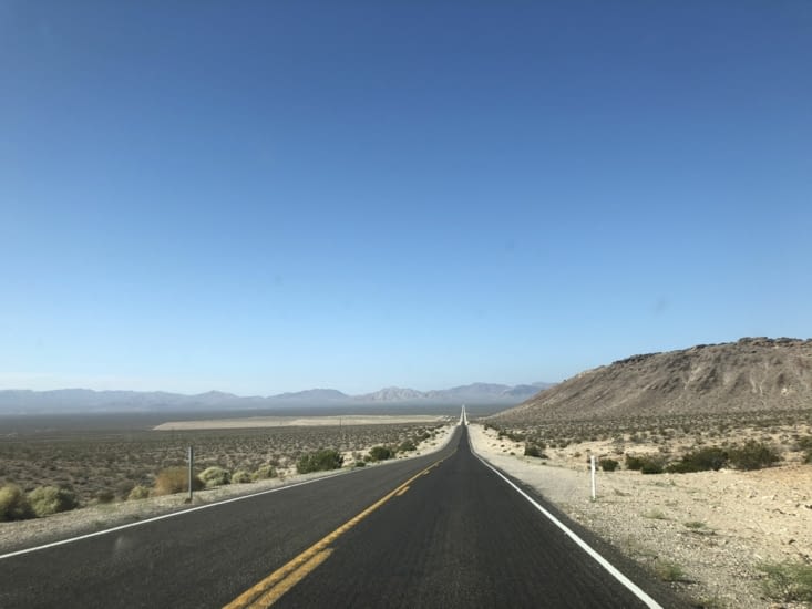 Pour accéder à la vallée de la mort. Pas besaoin de gPS, c'est tout droit