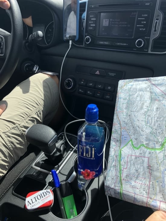 L'organisation dans la voiture