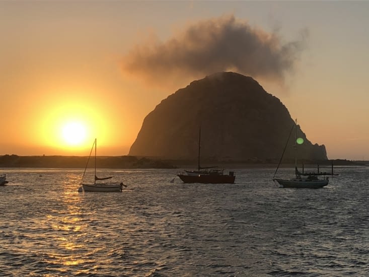 Et nous voici arrivée devant le MORRO ROCK