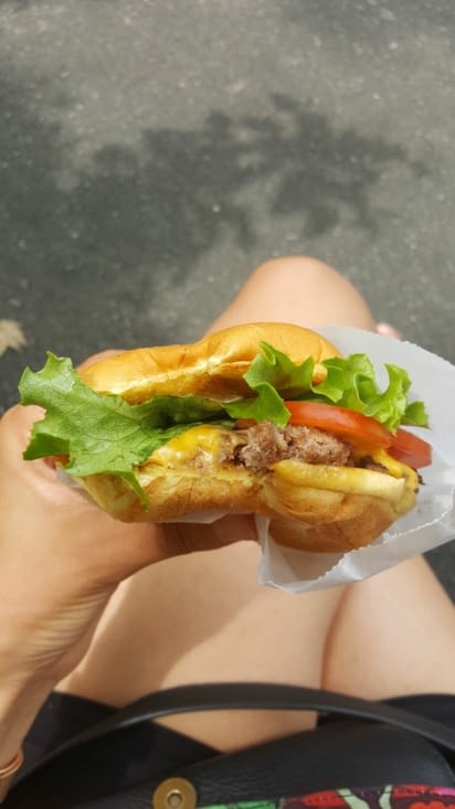Cheeseburger de chez Shake Shack, il était vraiment très bon !