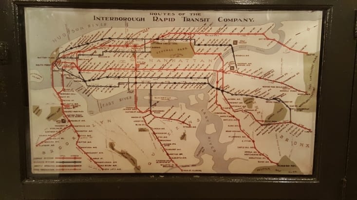 Ancien plan du métro